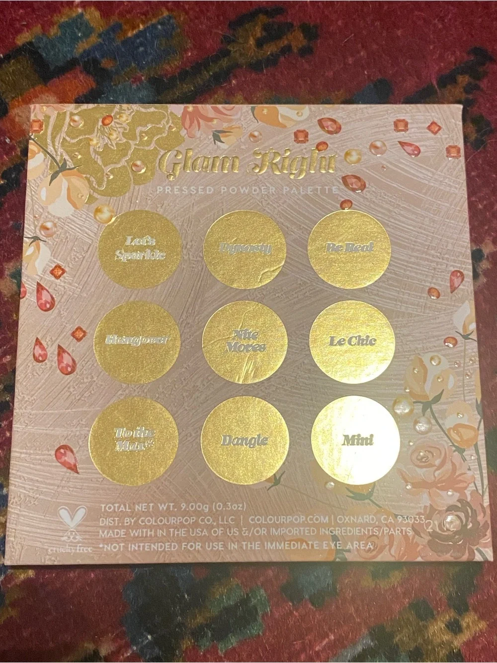 Colourpop Glam Right Eyeshadow Palette